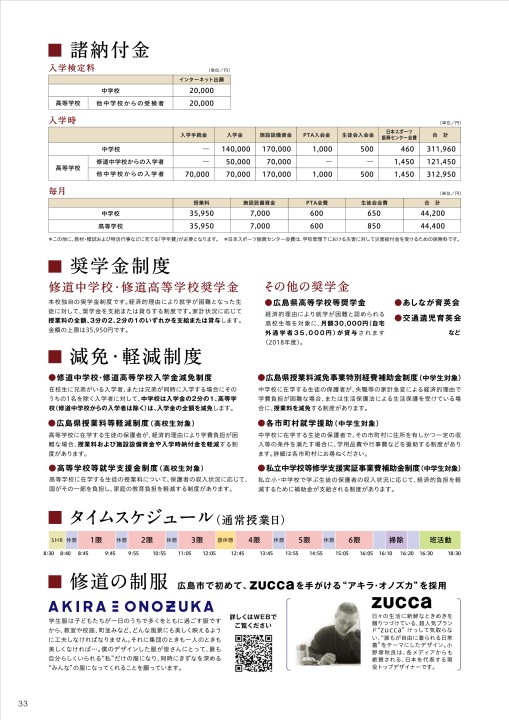 修道学園 学校案内18