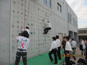 運動班デモンストレーション（ワンゲル1）